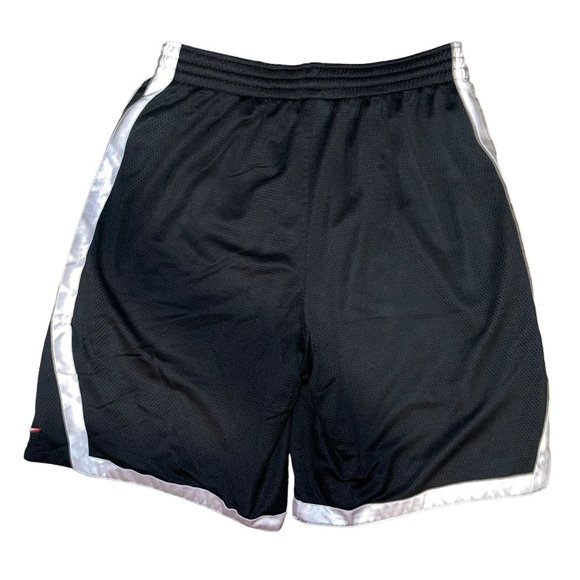Nike Mens Athletic Shorts L Black Lined Elastic Waist Drawstring Swoosh Logo - Picture 4 of 7
